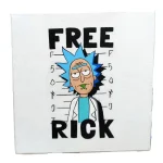 تابلو نقاشی بوم ریک سانچز انیمیشن ریک و مورتی طرح Free Rick