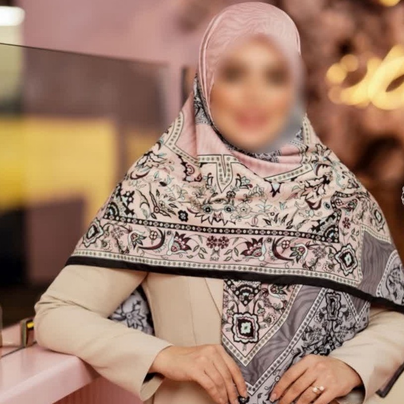 روسری مجلسی ابریشمی توییل