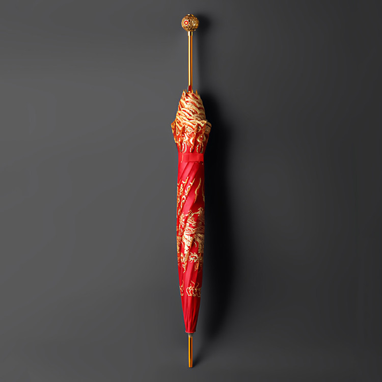 چتر 8 پره مدل پولکدار طرح Chinese Dragon قطر 95 سانتیمتر