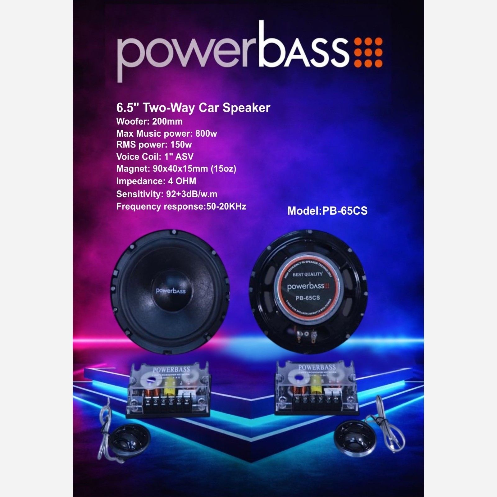 کامپوننت پاوربیس مدل PB-65CS