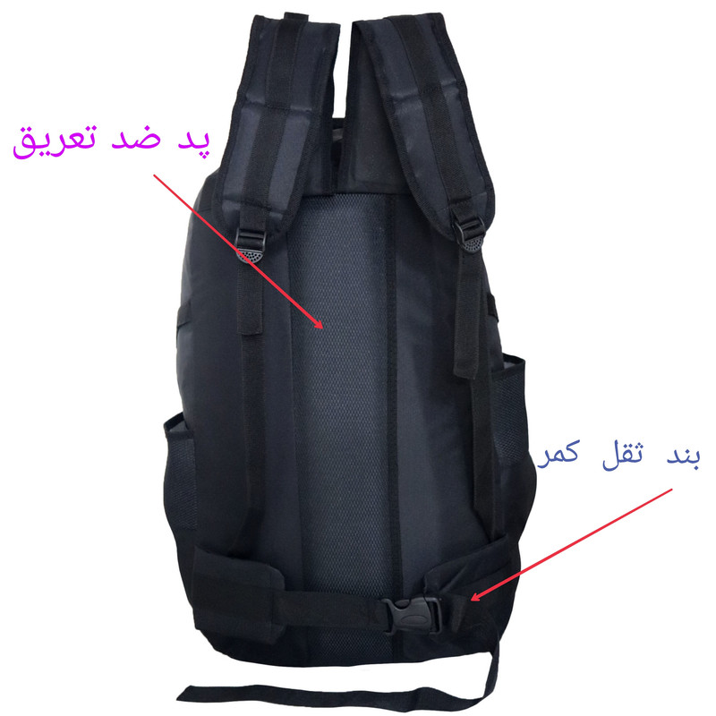 کوله پشتی کوهنوردی 65 لیتری مدل KHZ