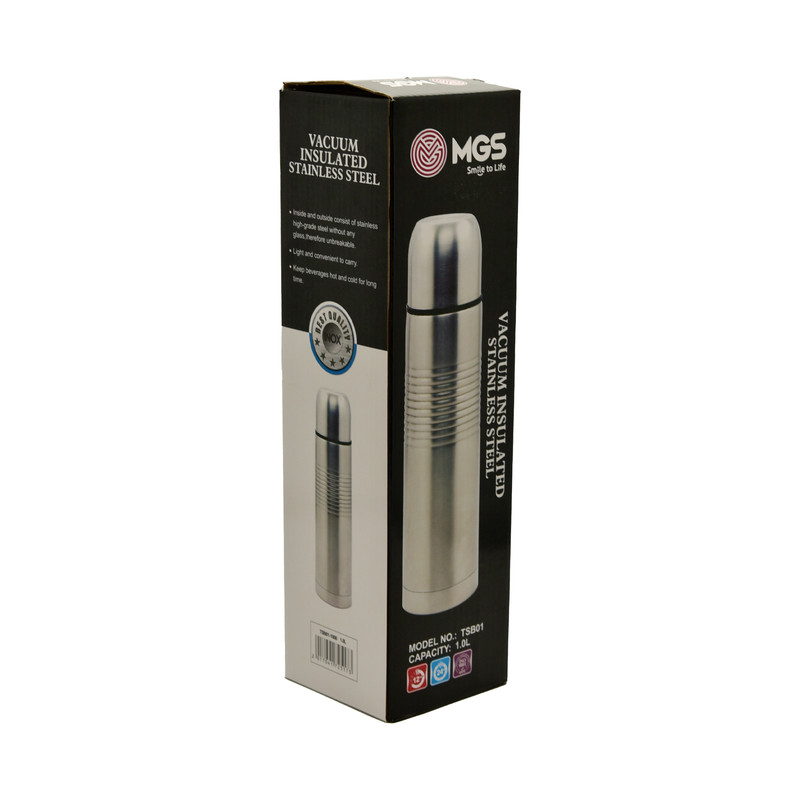 فلاسک ام جی اس طرح استیل کد 300243 گنجایش 1 لیتر