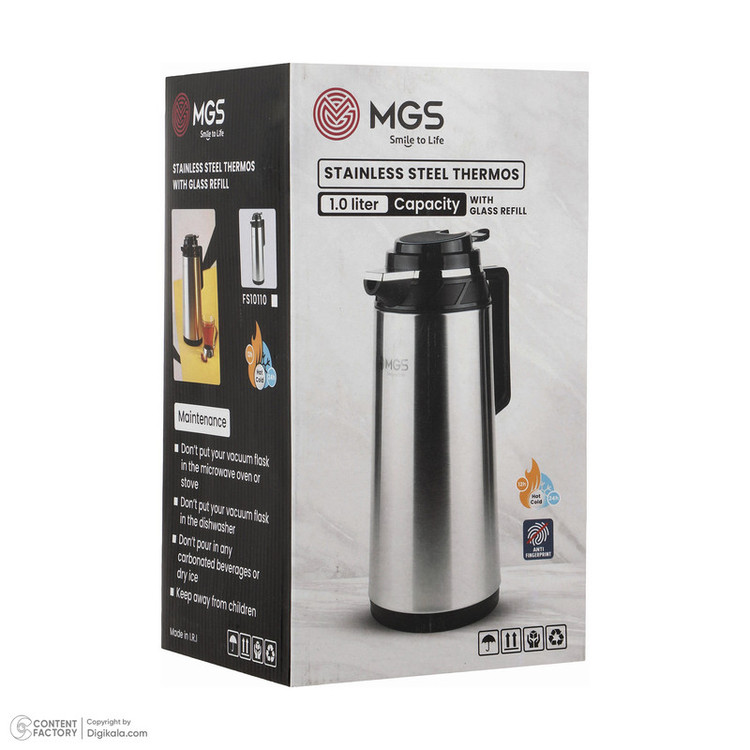 فلاسک ام جی اس مدل FS10110 گنجایش 1 لیتر