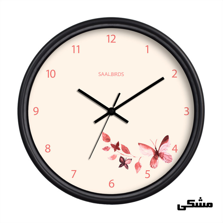 ساعت دیواری سال بردز طرح پروانه مدل CW-Butterfly