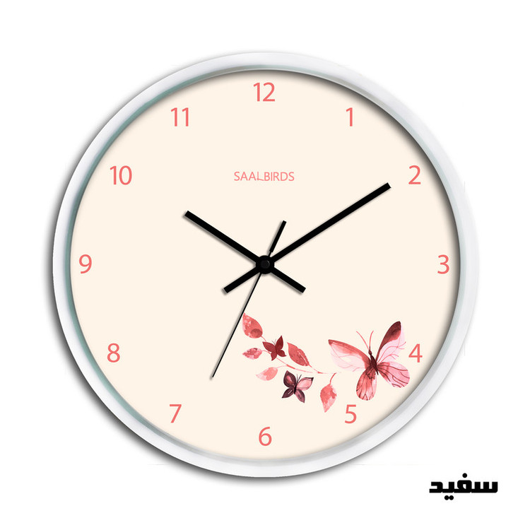 ساعت دیواری سال بردز طرح پروانه مدل CW-Butterfly