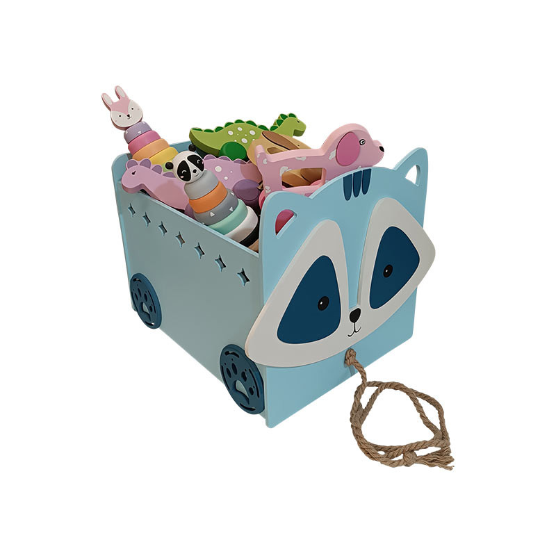 جعبه اسباب بازی کودک طرح راکون مدل MKids60-Rac-A