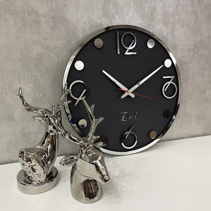 ساعت دیواری اِلِنسی مدل SD-025 بسته 2 عددی