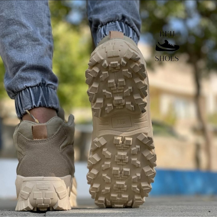 کفش کوهنوردی مردانه خاکی (باکیفیت A+)