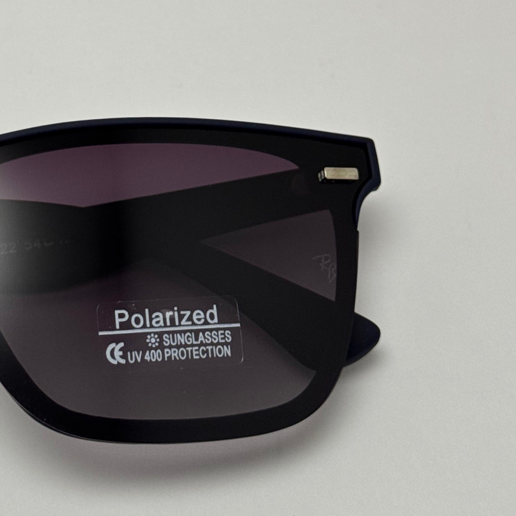 عینک آفتابی پلاریزه ریبن rayban آبی نفتی کد p2222 (ارسال رایگان)