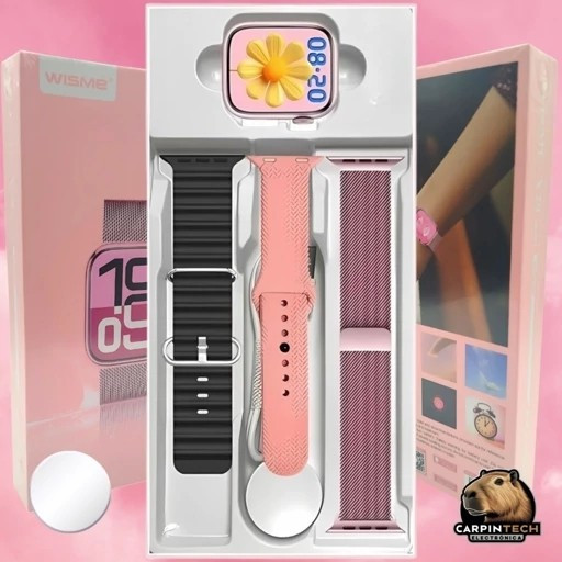 ساعت هوشمند WISME X29 mini اورجینال تمام صحفه 3 بند فلری حصیری پرفرووش
