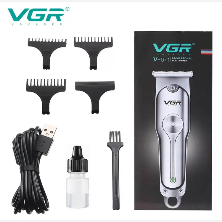 ماشین اصلاح VGR وی جی آر مدل 71 باکیفیت با تمام ملزومات پرفروش باحداقل سود ارسال رایگان *موزر*سه تیغ*مو زن بینی ایکس