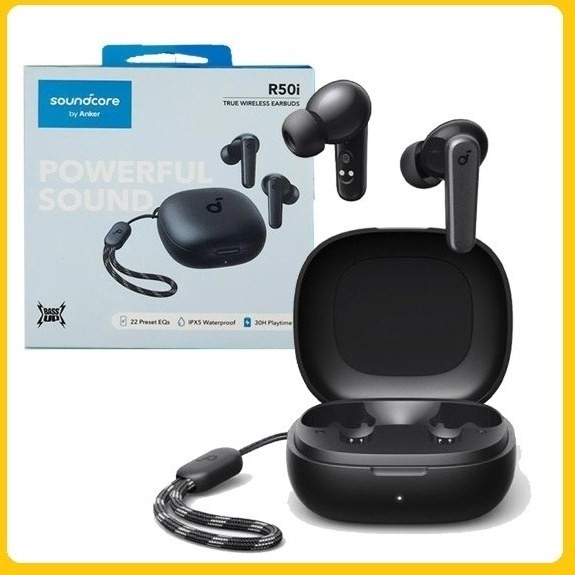 هندزفری بلوتوثی انکر Soundcore r50i - مقاوم در برابر آب و تعریق پرفروش ترین ایرپاد بازار پرفروش