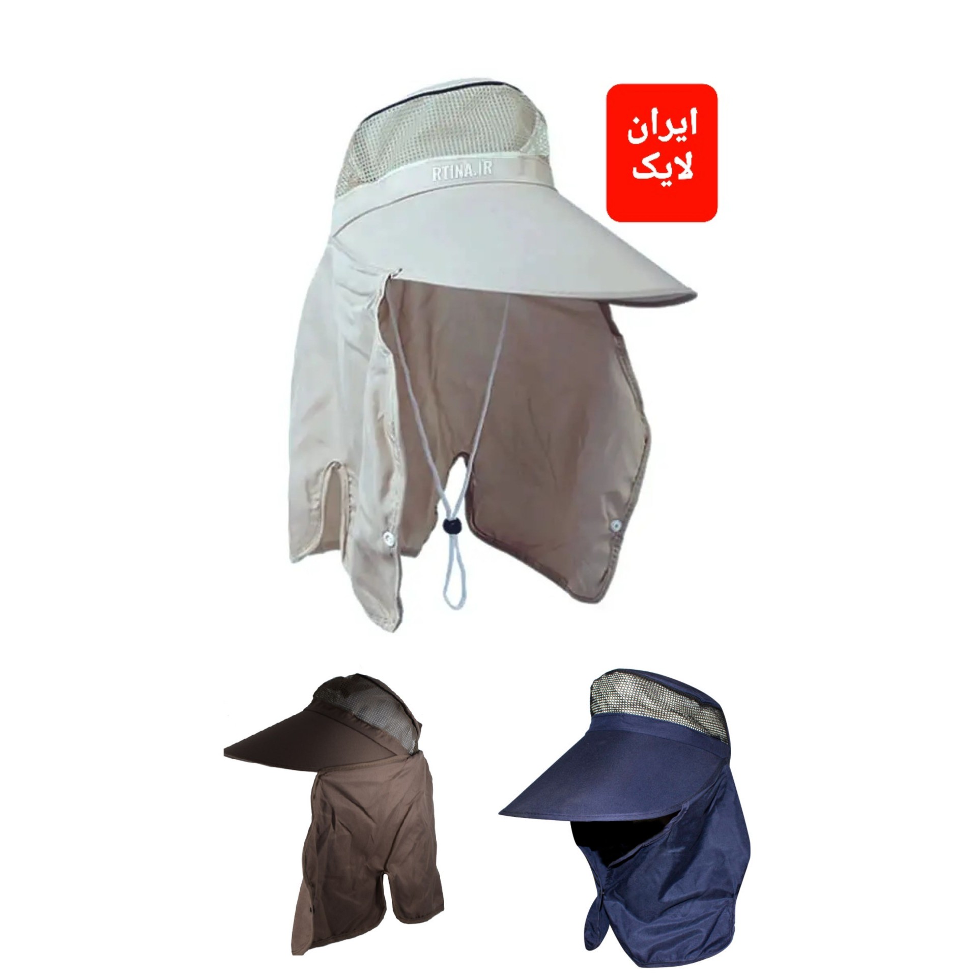 کلاه کابوی ایرانی کلاه عمده تابستانی 20عددی