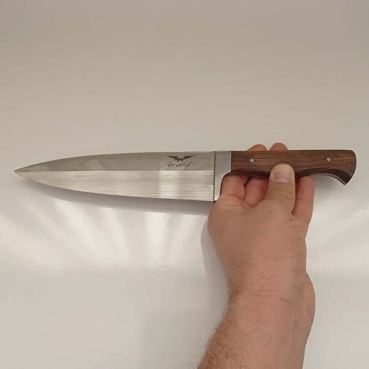 چاقو آشپزخانه استیل فولاد زنجان مروتی سایز 4
