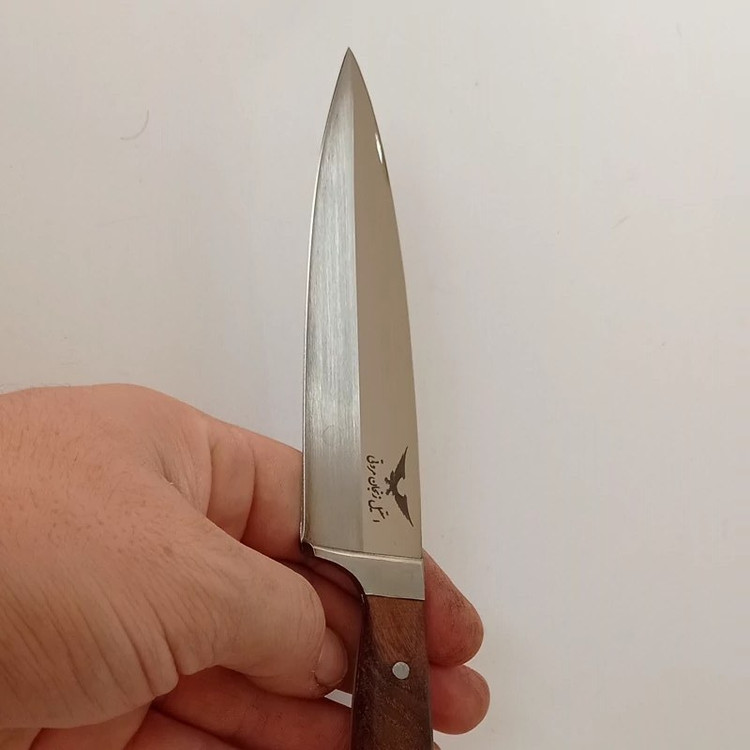 چاقو آشپزخانه استیل فولاد زنجان مروتی سایز 1