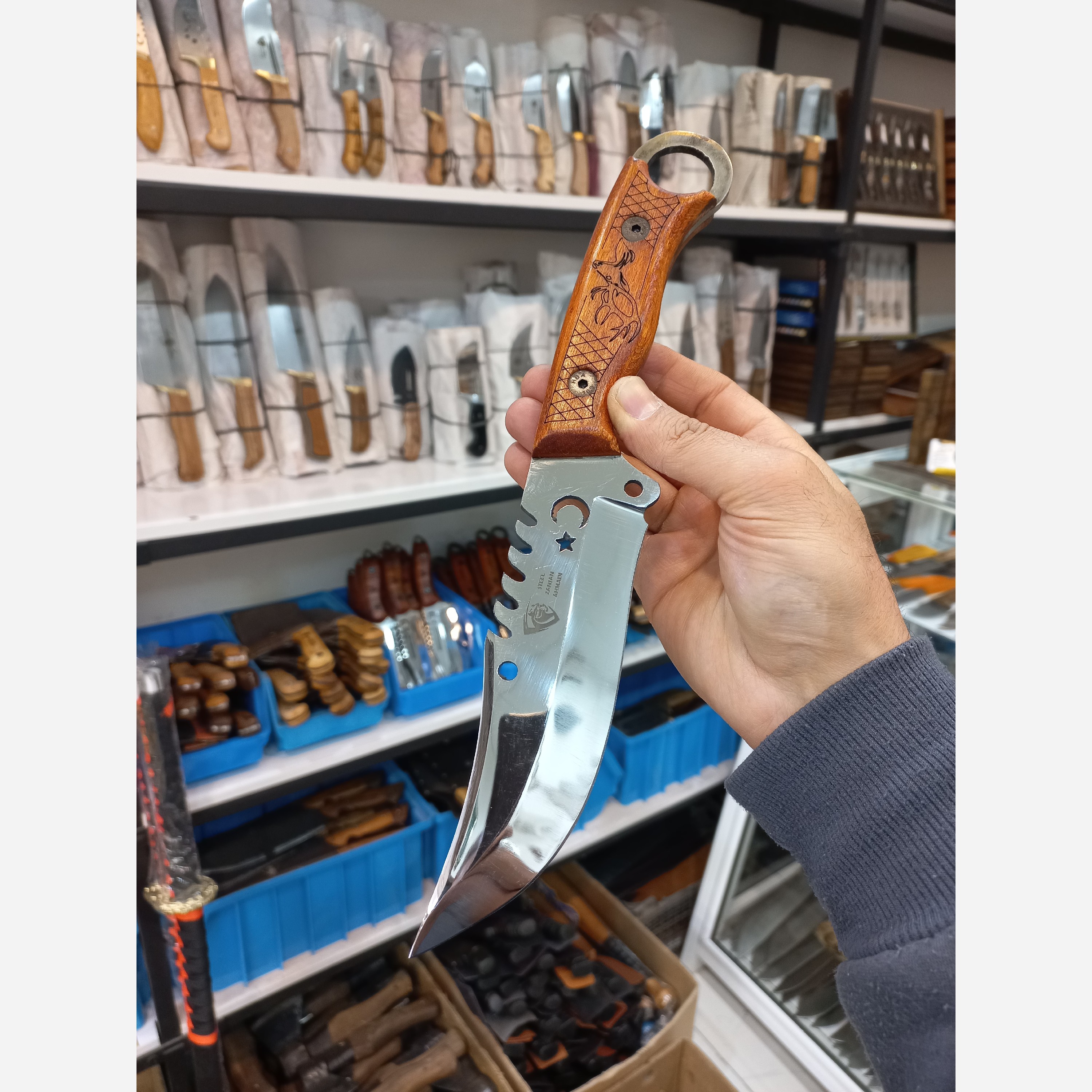 چاقوی طبیعتگردی ضدزنگ مروارید زنجان